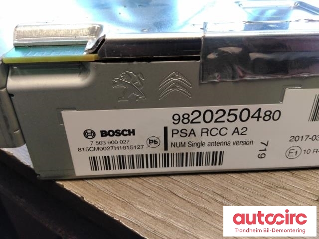 Bilstereo diverse til Toyota Proace 2016-->> (Type II)  (BOSCH|9820250480|7503900027|YBN-PSARCCA200)