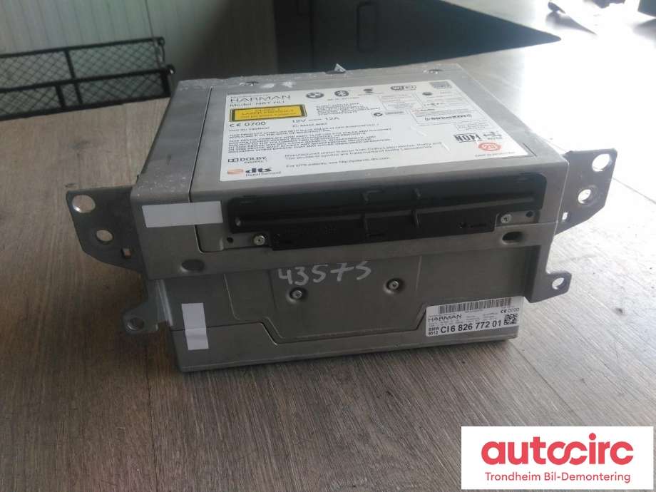Bilstereo navigasjon til BMW X4, 2014-2018 (F26) (F26) (HARMAN BECKER|6826772)