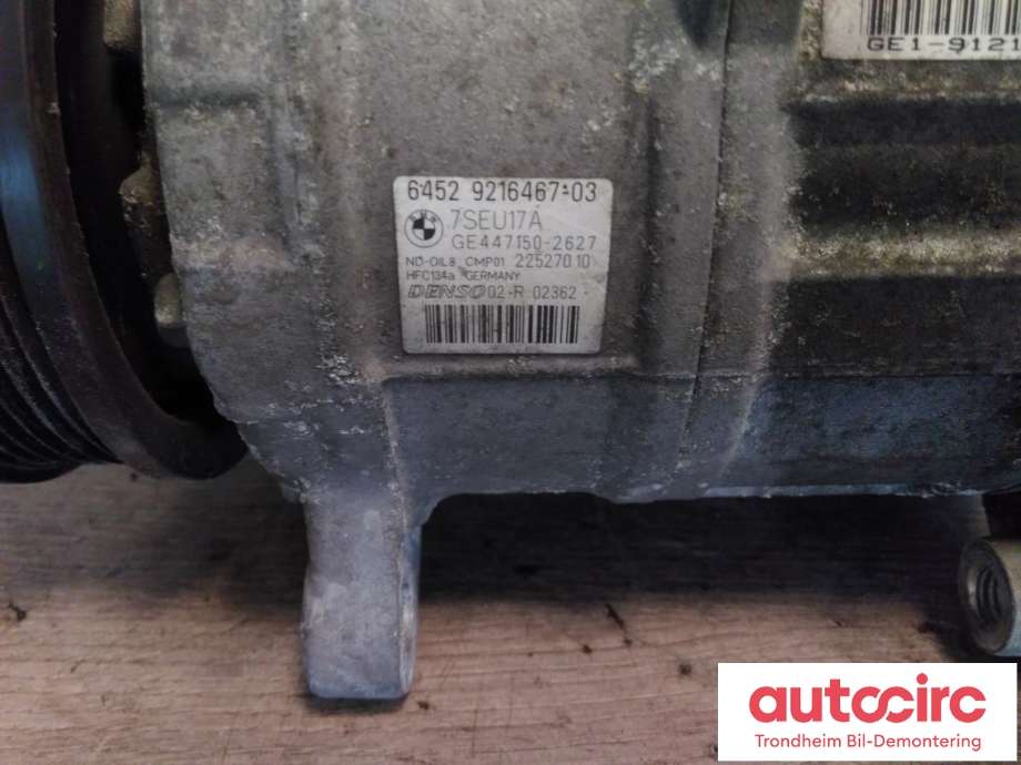 Aircondition kompressor til BMW X4 2014-2018 (F26) (F26) (DENSO|64529216467|6805025|64506805025)