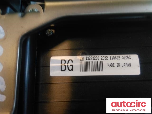 Bilstereo betjeningspanel til Opel Insignia A 2009-2014  (GM|13273256|)