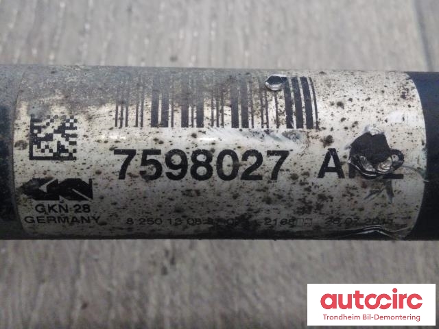 Drivaksel venstre foran, diesel/automat til BMW X3 2010-2017 (F25) (F25) (..|7598027|7619657|31607619657)