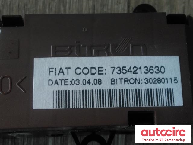 Bryter nødblink til Fiat Ducato 2007-2013 (BITRON|7354213630|30280115|735421363)