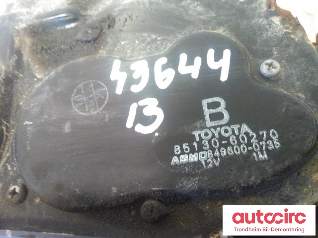 Viskermotor bakrute til Toyota Land Cruiser 150 2010-2013 (Fase 1)  (ASMO|8513060270|85130-60270|849600-0735)