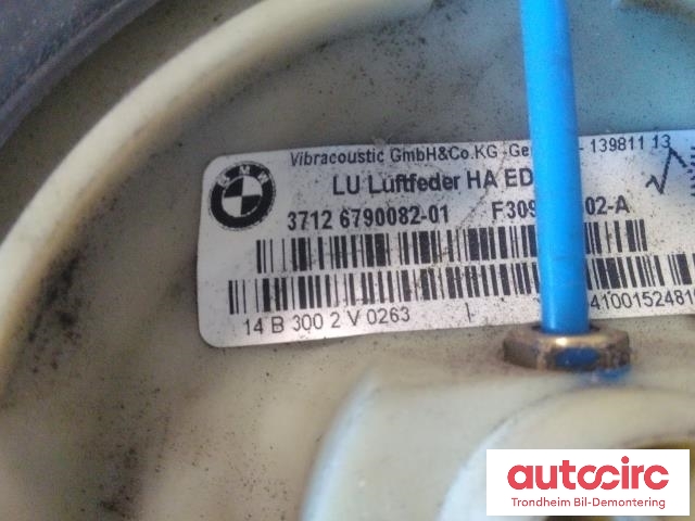 Fjær bak nivå luftpute/belg til BMW X6 2008-2014 (E71/E72) (E71/E72) (..|6790082|37126790082|F309513502-A)