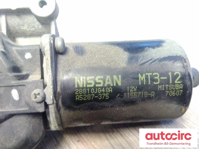 Viskermotor frontrute til Nissan X-Trail 2007-2014 (T31) (T31) (MITSUBA|28810-JG40A|28810JG40A|A5287-375)