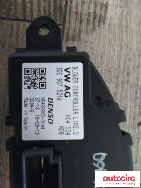 Varmeapparat motstand til VW Crafter 2016-->> (Type II)  (DENSO|3Q0907521A|MB499800-0144|)