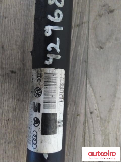 Drivaksel høyre bak, diesel/automat til Audi Q7 2006-2010 (Type I, Fase 1)  (..|7L8501201|0253151684004B|2253157500001)