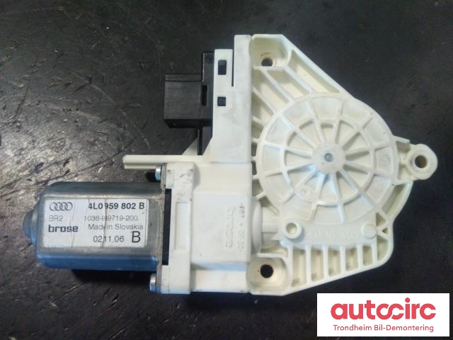 Ruteheis, kun motor, høyre bak til Audi Q7 2006-2010 (Type I, Fase 1) (BROSE|4L0959802B|1036-939719-200|977272-101)