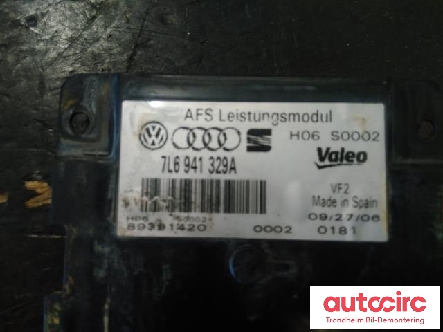 Styreenhet xenon/ballast til Audi Q7 2006-2010 (Type I, Fase 1)  (VALEO|7L6941329A|89391420|)
