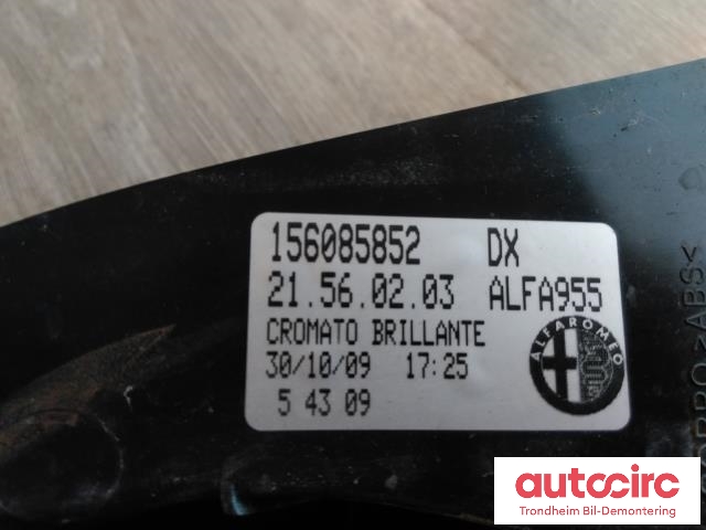 Baklykt høyre til Alfa Romeo MiTo 2008-2016 (..|156085852|71752162|)
