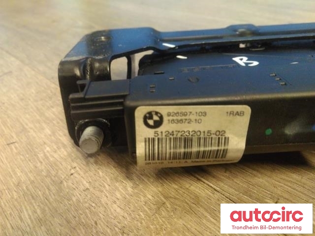 Baklukelås til BMW X3 2010-2017 (F25) (F25) (BROSE|51247232015|926597-103|51247233025)