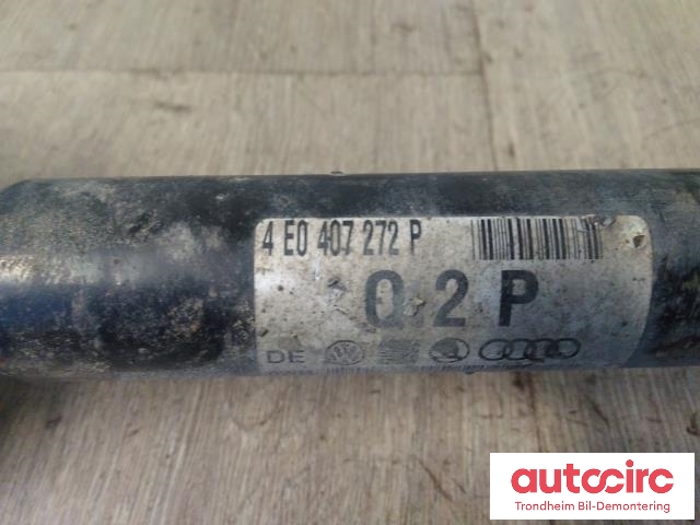 Drivaksel høyre foran, diesel/automat til Audi A8 2003-2010 (Type II)  (..|4E0407272P|4E0407452AX|)