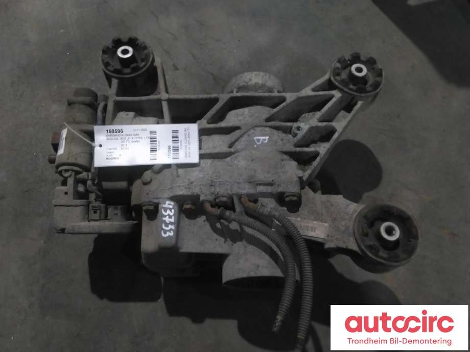 Kardang klokke bak til Audi Q3, 2011-2014 (Type I, Fase 1)  (HALDEX/CONTINENTAL|0BS525010C)