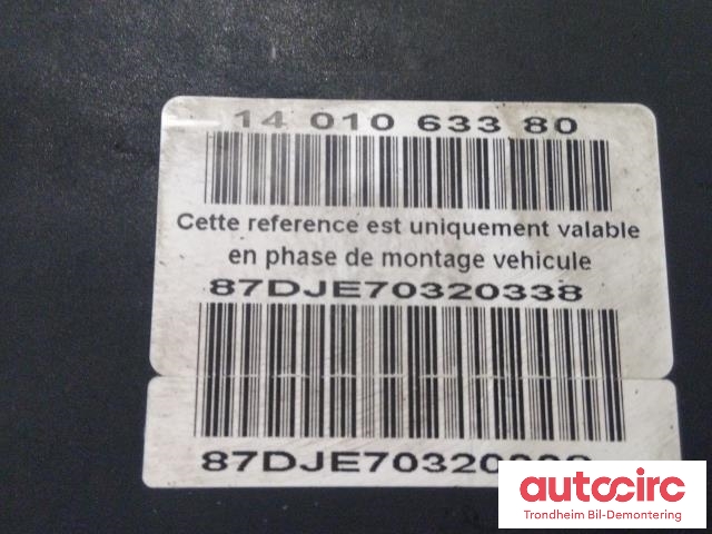 ABS sentral til Peugeot Expert 2007-2016 (Type II)  (BOSCH|96499881|0265950407|4541N9)