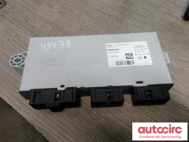 Styreenhet diverse til BMW X3, 2010-2017 (F25) (F25) (CONTINENTAL|61359241971)