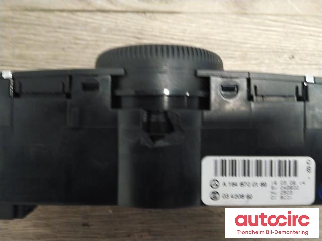 Varmeapparat betjening bak til Mercedes ML 2005-2011 (W164) (W164) (..|A1648700189|03420860|)