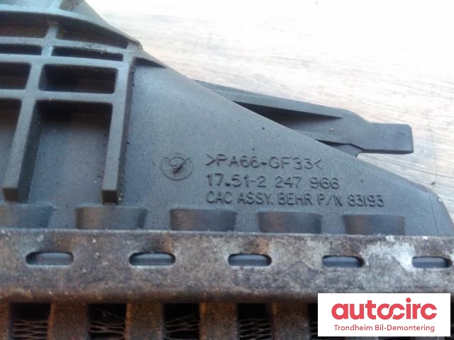 Intercooler til BMW X5 2000-2006 (E53) (E53) (BEHR|2247966|17512247966|83193)