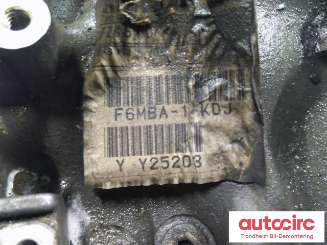 Girkasse manuell 6-trinn til Mitsubishi Grandis 2004-2009  (....|2500A177|F63BA-1-KAJA|)