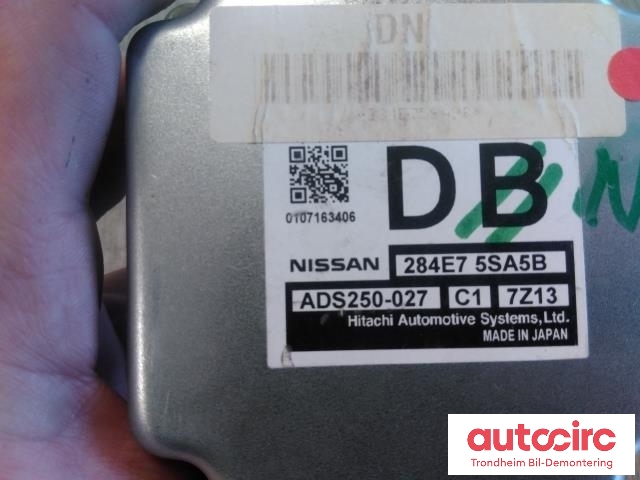 Styreenhet diverse til Nissan Leaf 2018-->> (Type II) (HITACHI AUTOMOTIVE|284E75SA5B|ADS250-027|)
