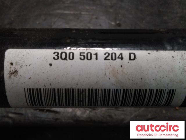 Drivaksel høyre bak, diesel/automat til VW Passat 2015-2019 (Fase 1) (B8) (B8) (..|3Q0501204D|3Q0501204DX|)