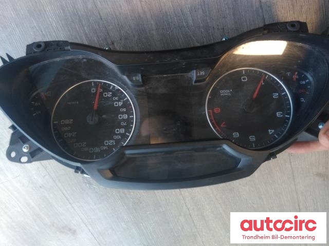 Instrumentpanel til Audi A4 2007-2014 (Type IV) (B8) (B8) (MAGNETI MARRELI|8K0920900|8K0920900A|8K0920900AX)