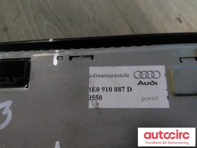Bilstereo navigasjon til Audi A8 2003-2010 (Type II) (NAVIGATION SYSTEM|4E0910887D|4E0910888PX|)