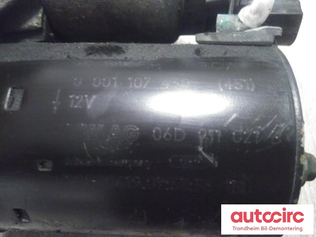 Starter til Audi A4 2007-2014 (Type IV) (B8) (B8) (BOSCH|06D911021B|0001107450|06H911021A)