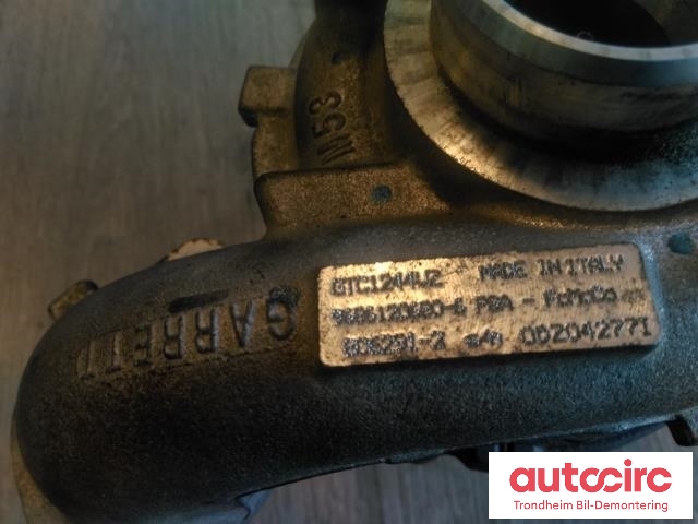Turbo til Peugeot 508 2011-2014 (Type I, Fase 1)  (GARRETT|0375P7|0375P8|Y65013700| 968612068006| 968612068005| 9686120680| 36010147)
