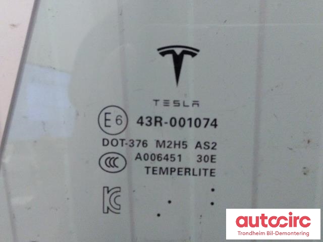Siderute venstre bak til Tesla Model S 2016-2021 (Fase 2)  (..|6006335-00-D|)