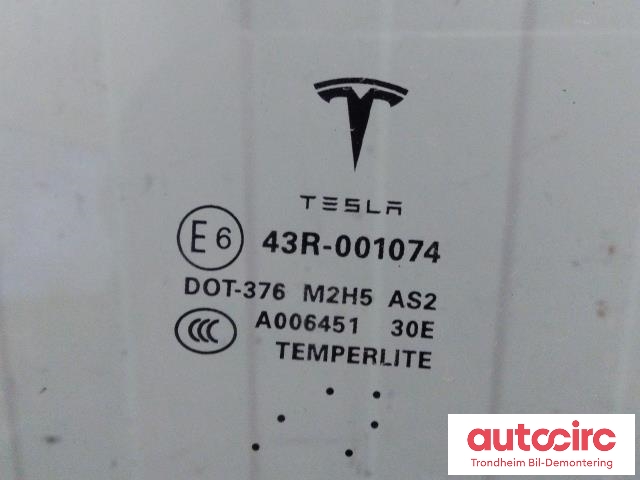 Siderute høyre foran til Tesla Model S 2016-2021 (Fase 2) (..|6006647-00-E|)
