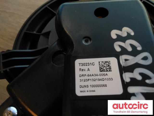 Varmeapparat motor til Tesla Model 3 2018-2023 (Fase 1)  (TESLA|DRF-84A34-006A|T30231C|)