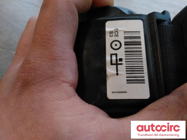 Sikkerhetsbelte bak venstre til BMW 3-Serie 2012-2018 (F30/F31/F34) (F30/F31/F34) (..|7243309|72117243309|S3724330902)