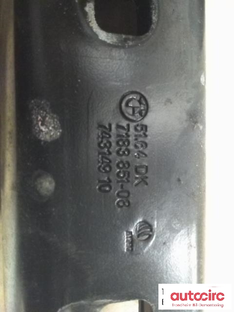 Frontplate øvre til BMW 7-Serie 2009-2015 (F01/F02/F03/F04) (F01/F02/F03/F04) (BMW/HYDRO|7183851|51647183851|)
