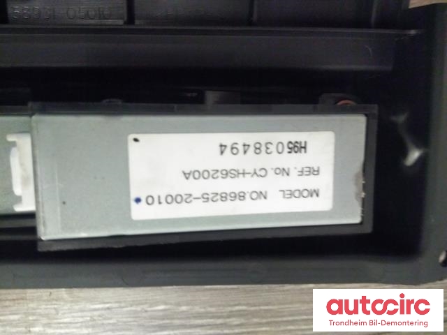 Bilstereo navigasjon betjeningspanel til Toyota Avensis 2003-2008 (Type II)  (8682520010|86825-20010|)