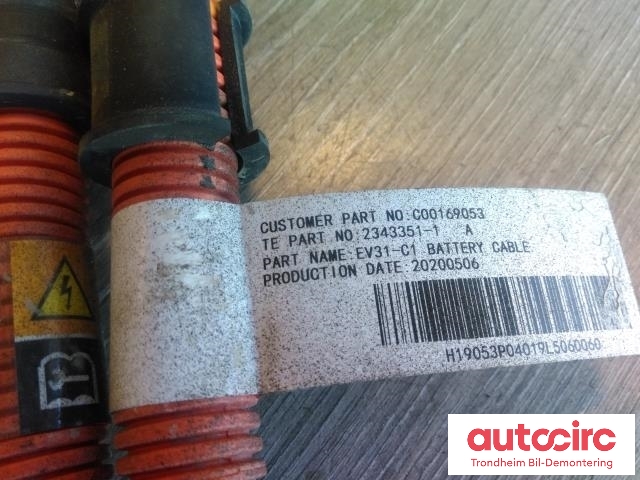 Kabel høy volt (HV) elbil til Maxus e-Deliver 3 2020-->>  (..|C00169053|2343351-1|)
