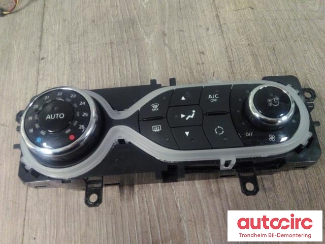 Varmeapparat betjening til Renault Zoe, 2013-2019 (Fase 1)  (VALEO|275107386R)