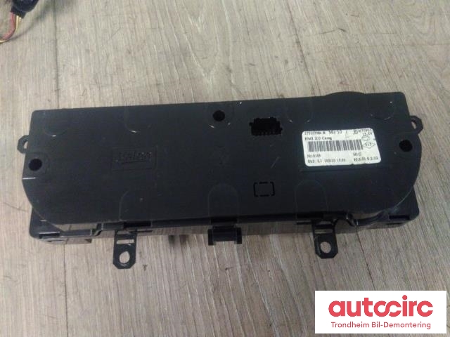 Varmeapparat betjening til Renault Zoe 2013-2019 (Fase 1)  (VALEO|275107386R|E1067090C|)