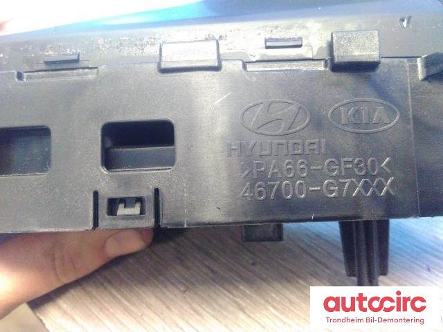 Girstang/girvelger automat til Hyundai Ioniq Electric 2016-2019 (Fase 1)  (..|46700G7100TKB|46700-G7100TKB|46700-G7XXX)