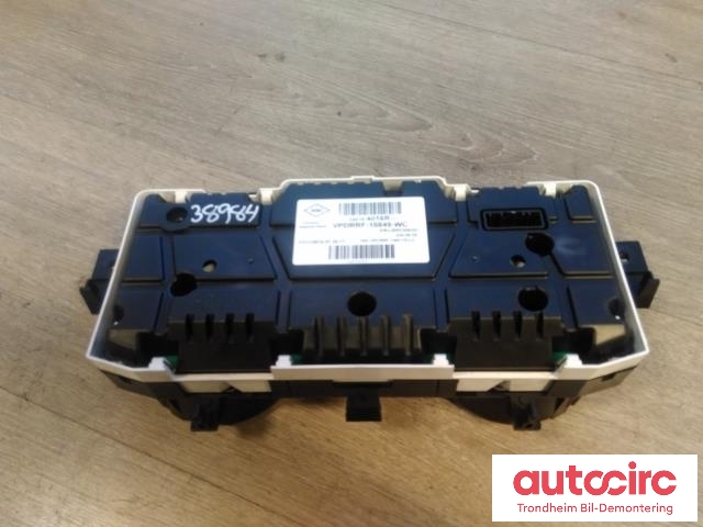 Instrumentpanel til Renault Captur 2013-2020 (Type I) (VISTEON|248104016R|VPDRRF-10849-WC|248109649R)