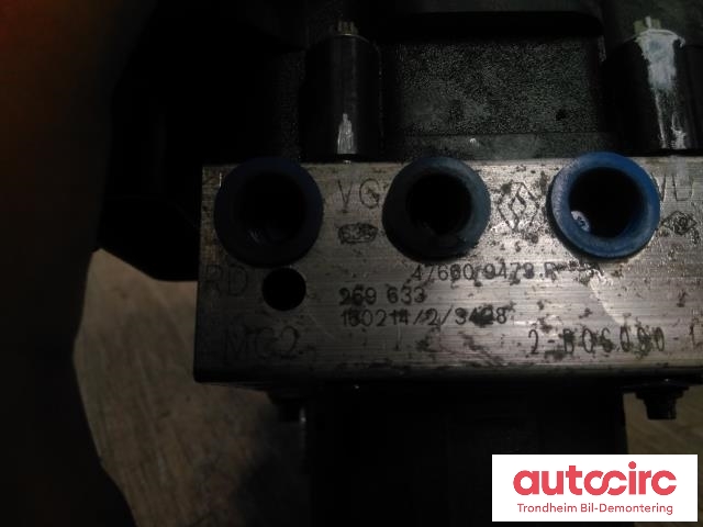 ABS sentral til Renault Zoe 2013-2019 (Fase 1)  (BOSCH|476609473R|0265244951|476601988R)