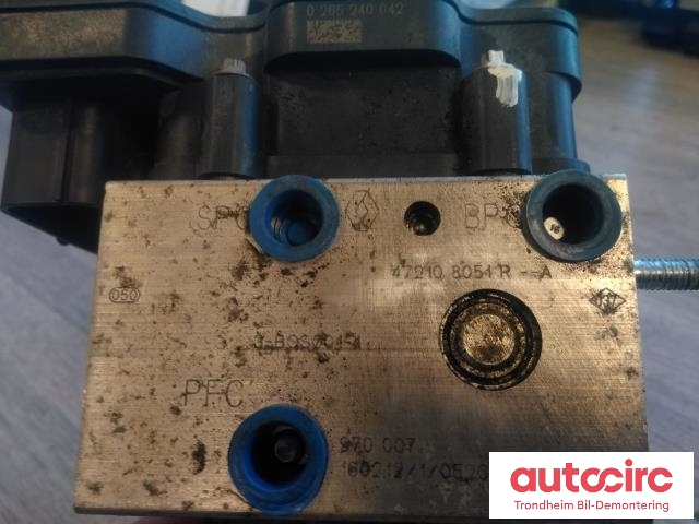 Bremsekraft-forsterker til Renault Zoe 2013-2019 (Fase 1)  (BOSCH|472108051R|472103275R|0265240042)