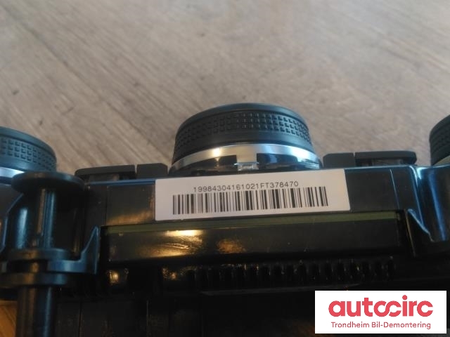 Varmeapparat betjening til VW Golf VII 2012-2017 (Fase 1) (BHTC|5G0907044CF|5HB012670-22|)