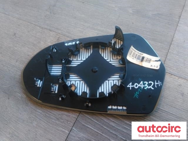 Speilglass høyre til Audi A6 2011-2014 (Type IV, Fase 1) (C7) (C7) (..|4G0857536|4G0857536F|)
