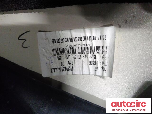 Spoiler bakluke til Renault Captur 2013-2020 (Type I)  (..|960304415R|)