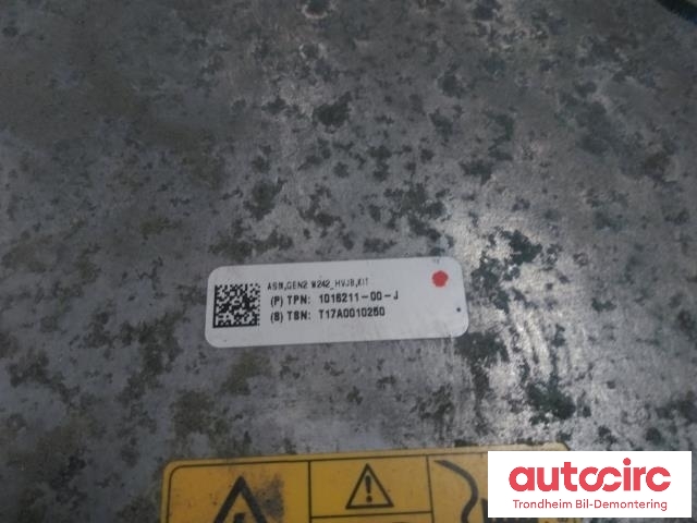 Koblingsboks elbil (HVJB) til Mercedes B-Klasse, electric drive 2014-2018 (W242) (W242) (TESLA|1016211-00-J|A2425407001|)