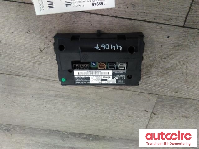 Bilstereo navigasjon skjerm til Renault Zoe 2013-2019 (Fase 1)  (ANATEL/TOMTOM|259156379R|0355-14-9666|DA0099960/12)
