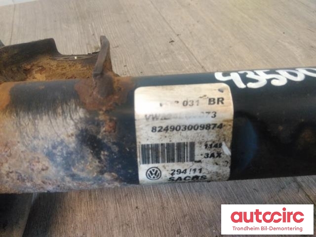 Fjærbein høyre foran til VW Beetle 2011-2018 (Type II)  (DIESEL/MANUELL|5C0413031BR|824903009874|)