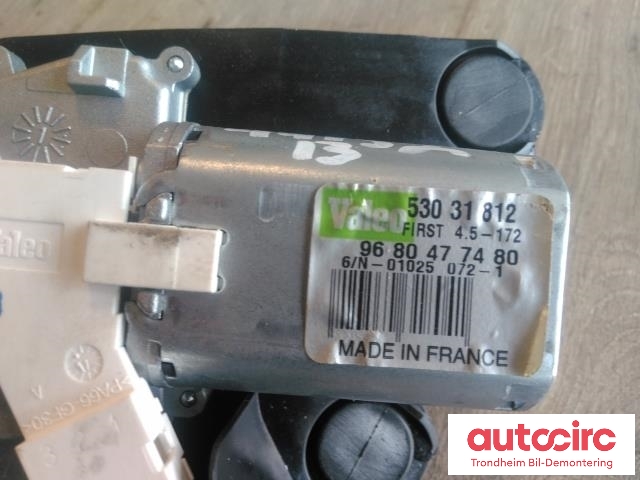 Viskermotor bakrute til Peugeot 3008 2009-2016 (Type I)  (VALEO|9680477480|53031812|6405JQ)