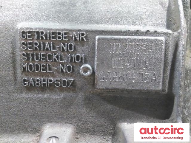Girkasse automat til BMW 3-Serie 2012-2018 (F30/F31/F34) (F30/F31/F34) (ZF|GA8HP50Z|8645196|24008645196)