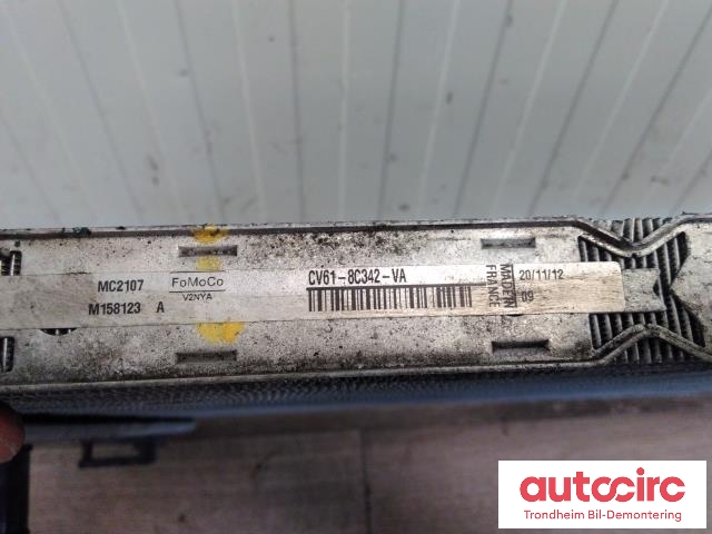 Radiator (manuell gir) til Ford Focus 2011-2014 (Type III, Fase 1) (FOMOCO|CV61-8005-VC|CV61-8C342-VA|1830145)